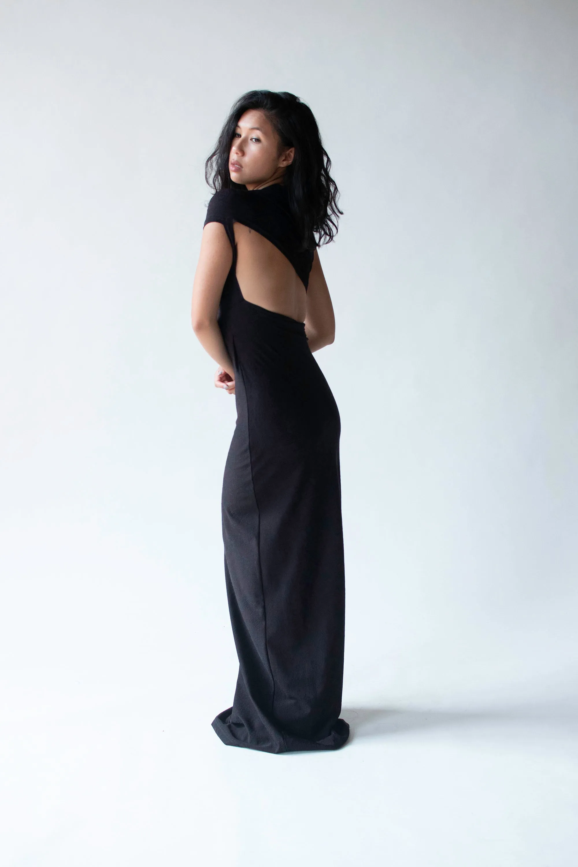 1990s One Shoulder Dress