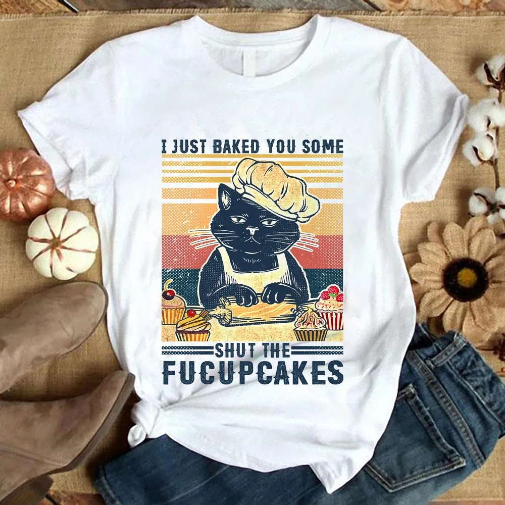 21 Cupcakes Cat T-Shirt