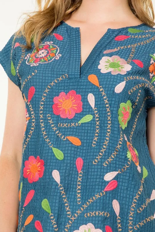 A Spring Celebration Embroidered Top