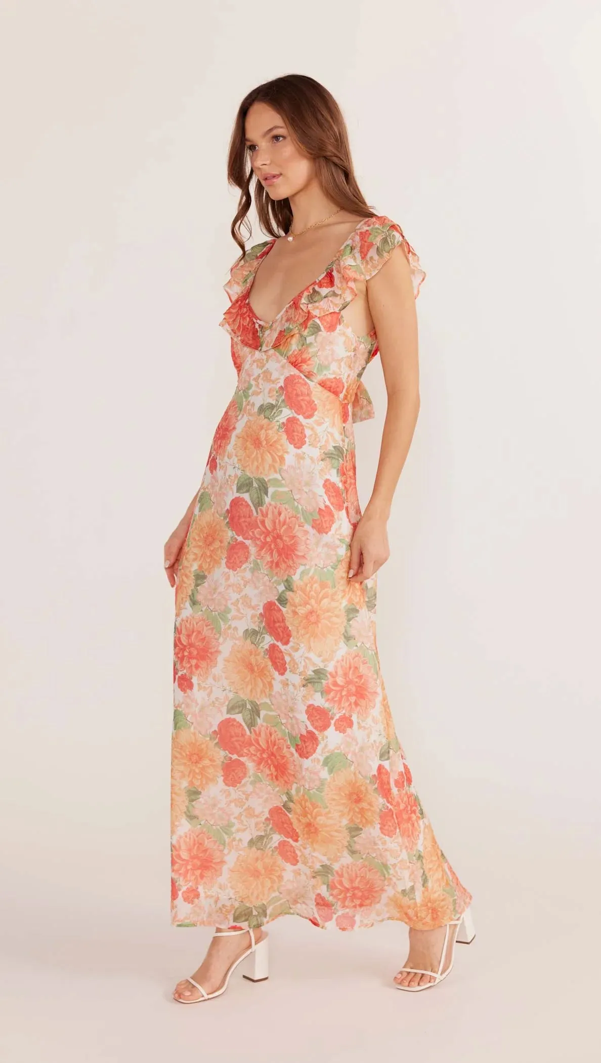 Aida Frill Maxi Dress