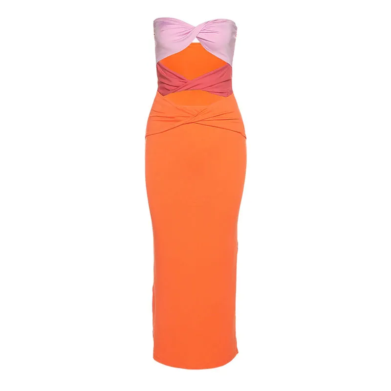 Amozae-Christmas Outfits New Year's Eve Dress Night Out Club Dresses cute winter outfits Fantine Strapless Dress