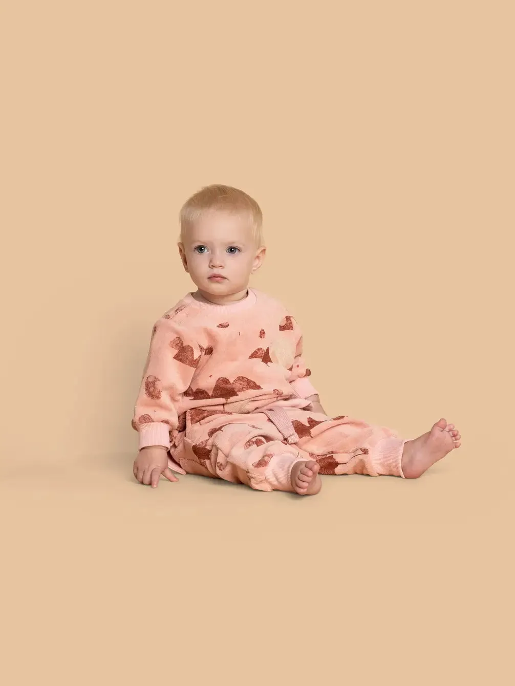 Baby Terry Sweatshirt - Peach