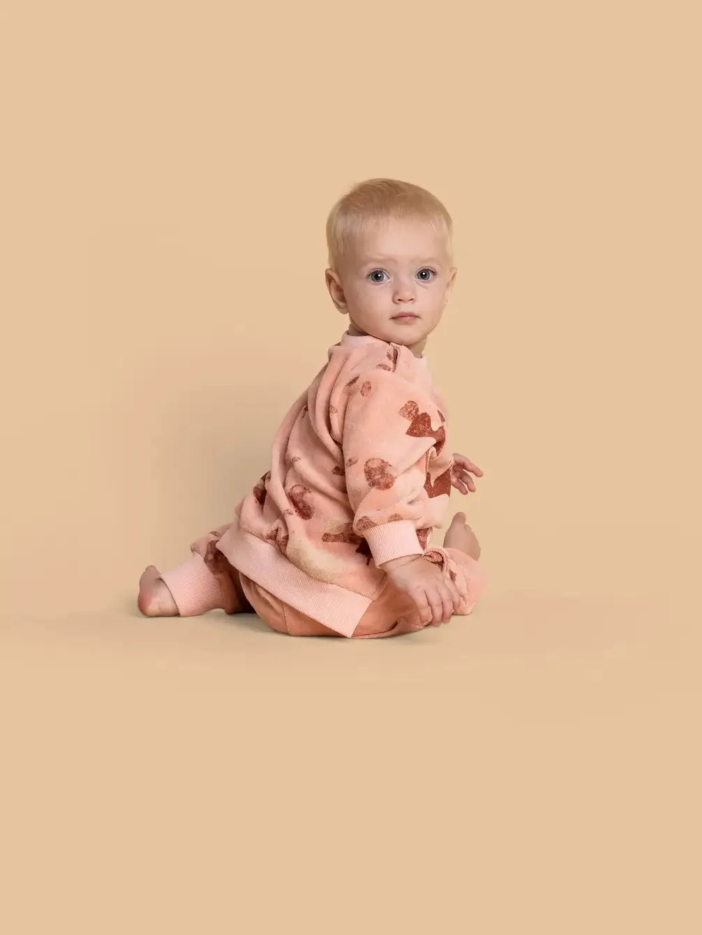 Baby Terry Sweatshirt - Peach