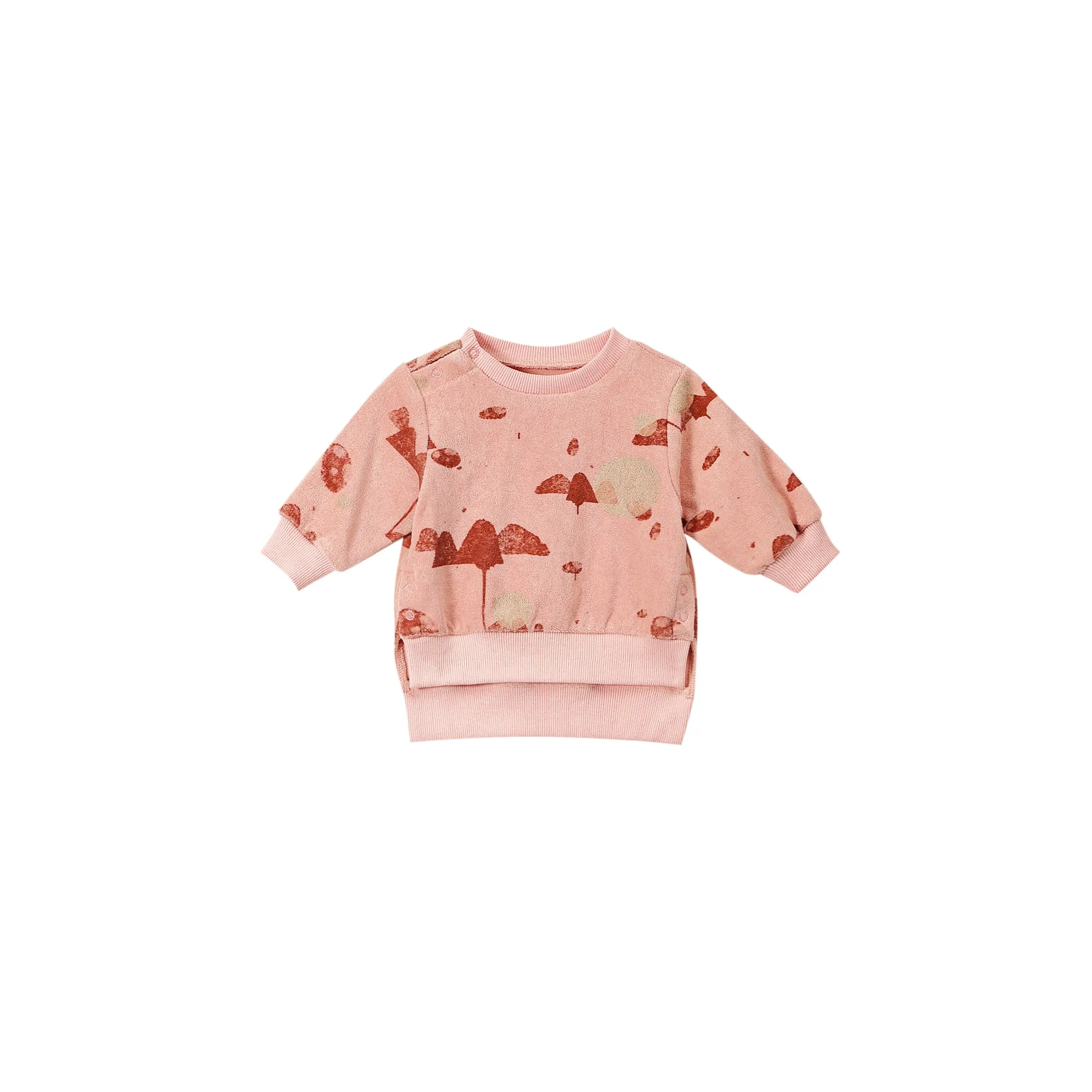 Baby Terry Sweatshirt - Peach
