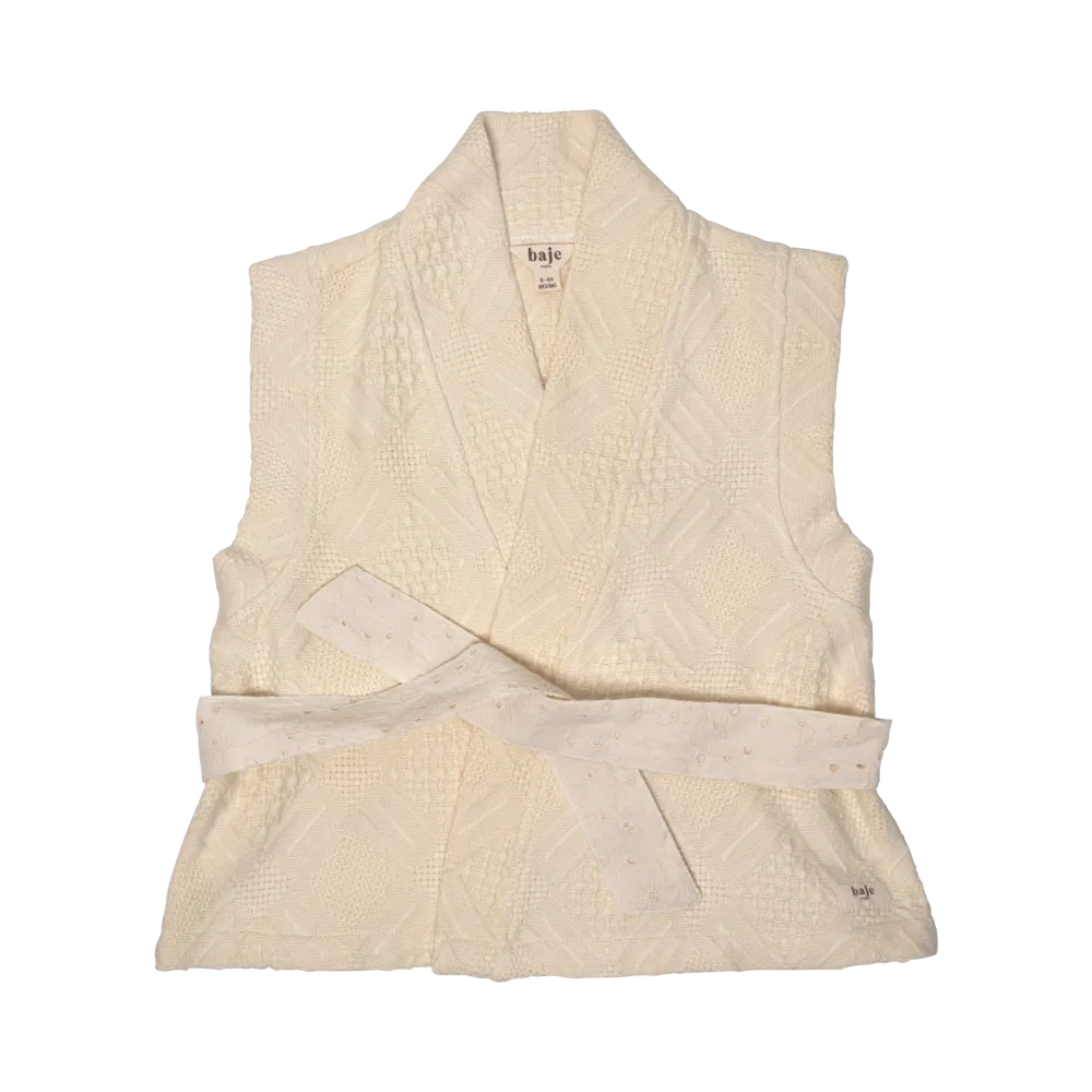 Baje Studio Amanta gilet creme