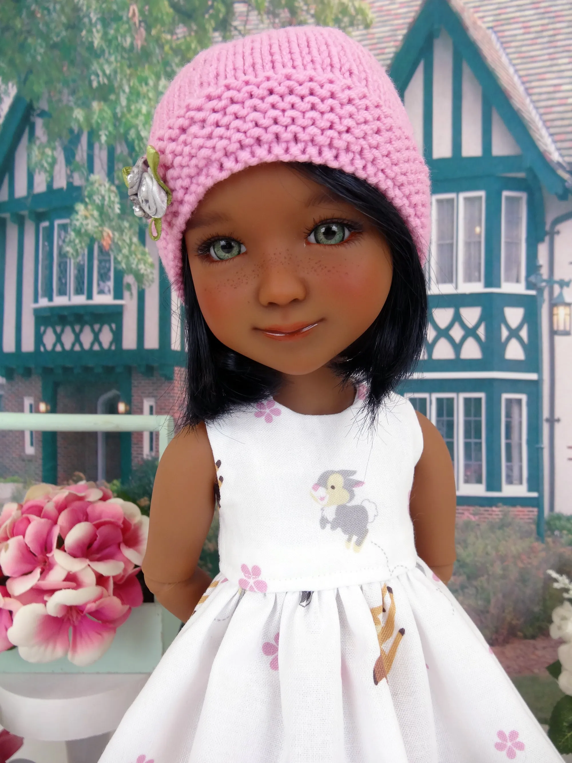 Bambi & Thumper - dress and sweater with shoes for Ruby Red Fashion Friends doll
