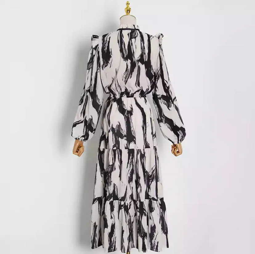 Black and White Dress