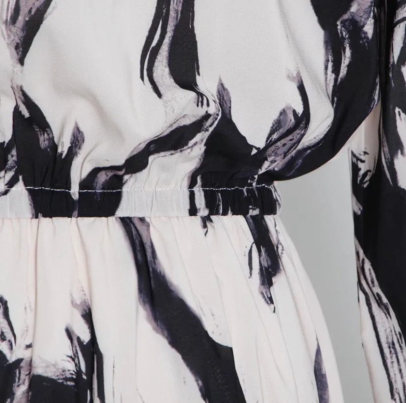 Black and White Dress
