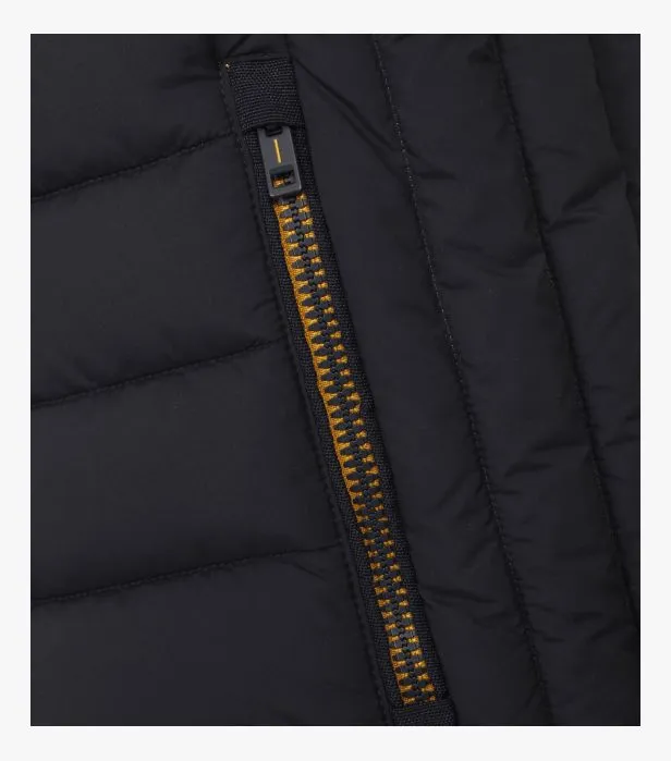 Casa Moda Quilted Gilet - Navy/Gold