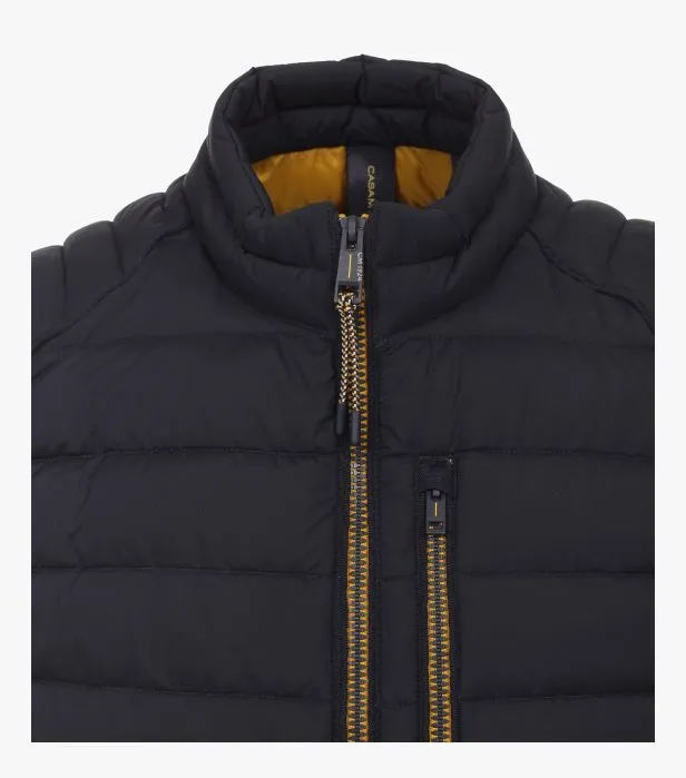 Casa Moda Quilted Gilet - Navy/Gold