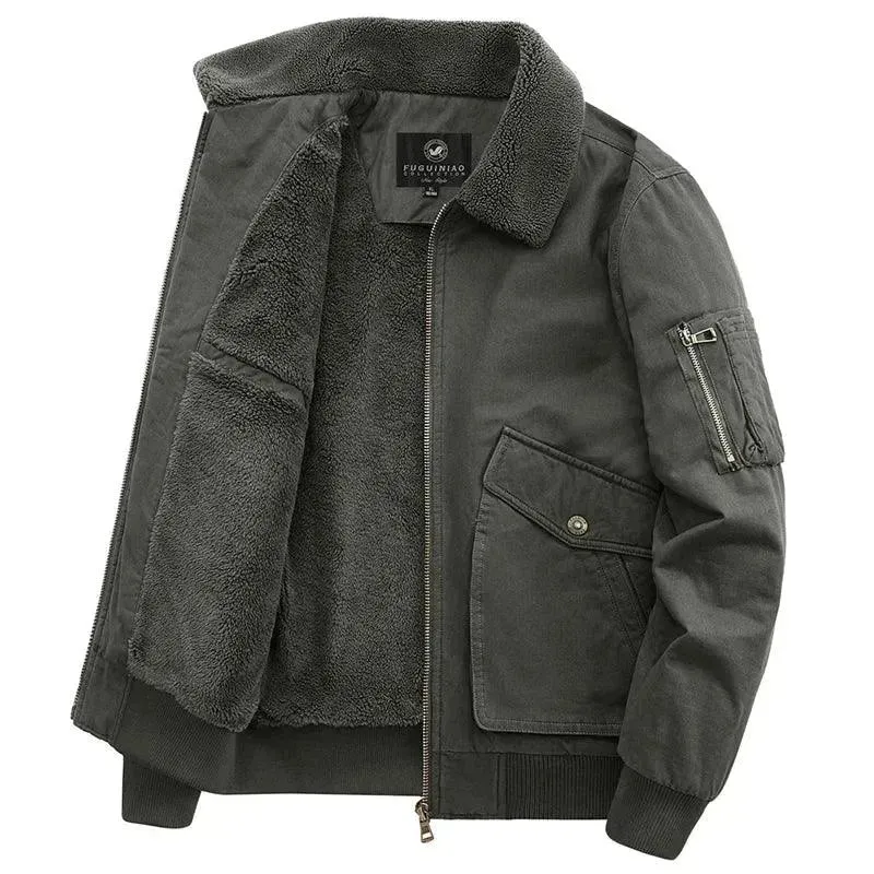 Classic Fleece Men Winter Jacket