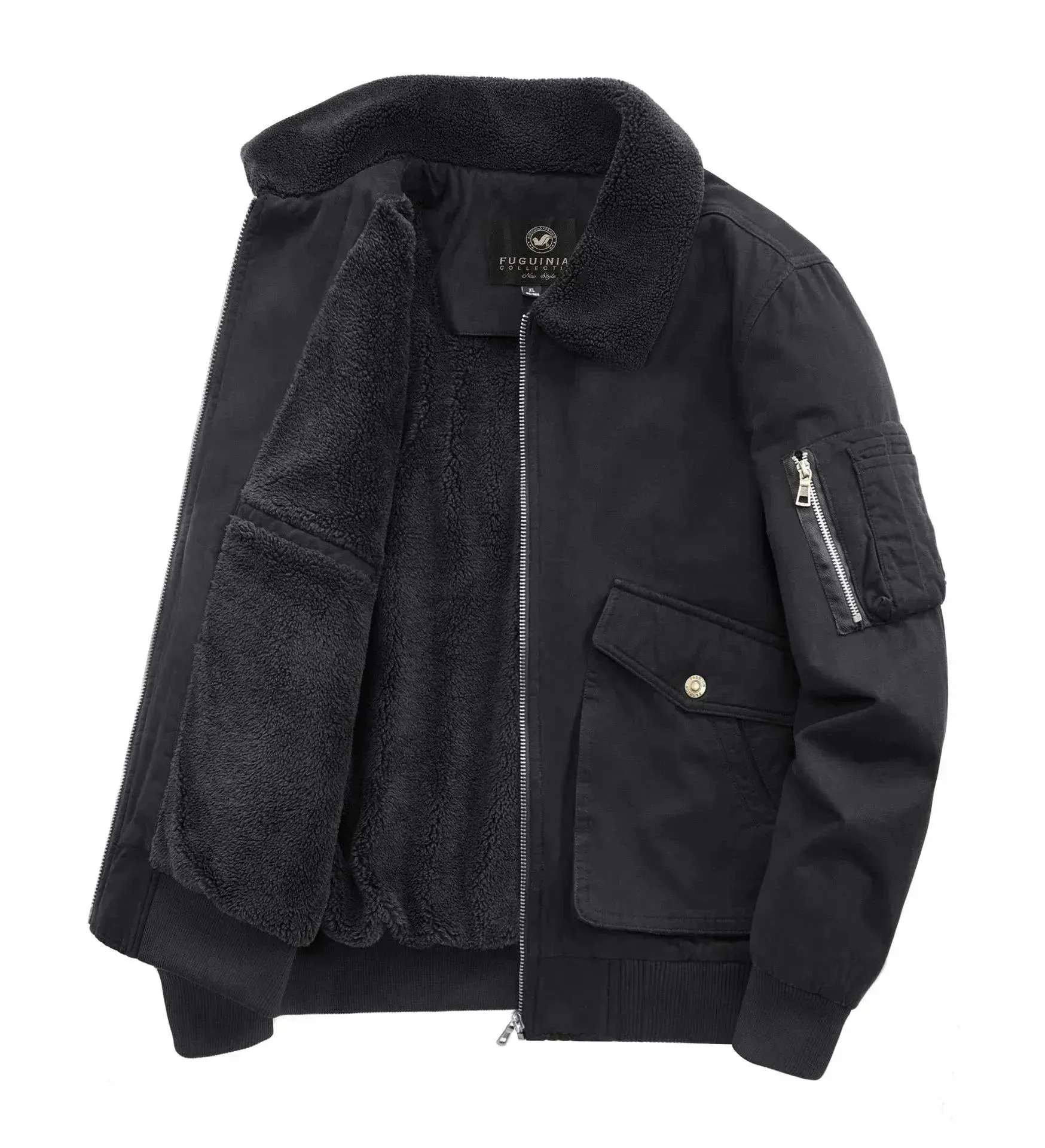 Classic Fleece Men Winter Jacket