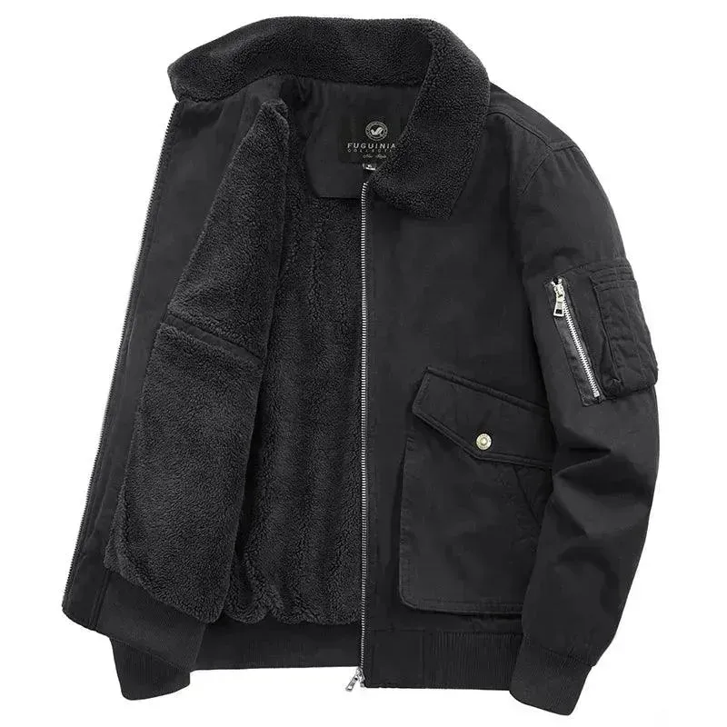 Classic Fleece Men Winter Jacket