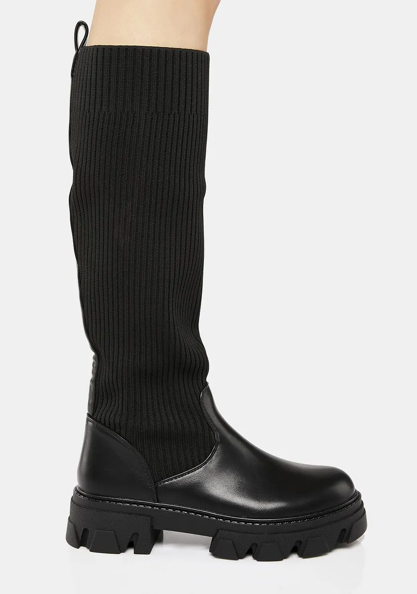 Cozy Slay Knee High Boots