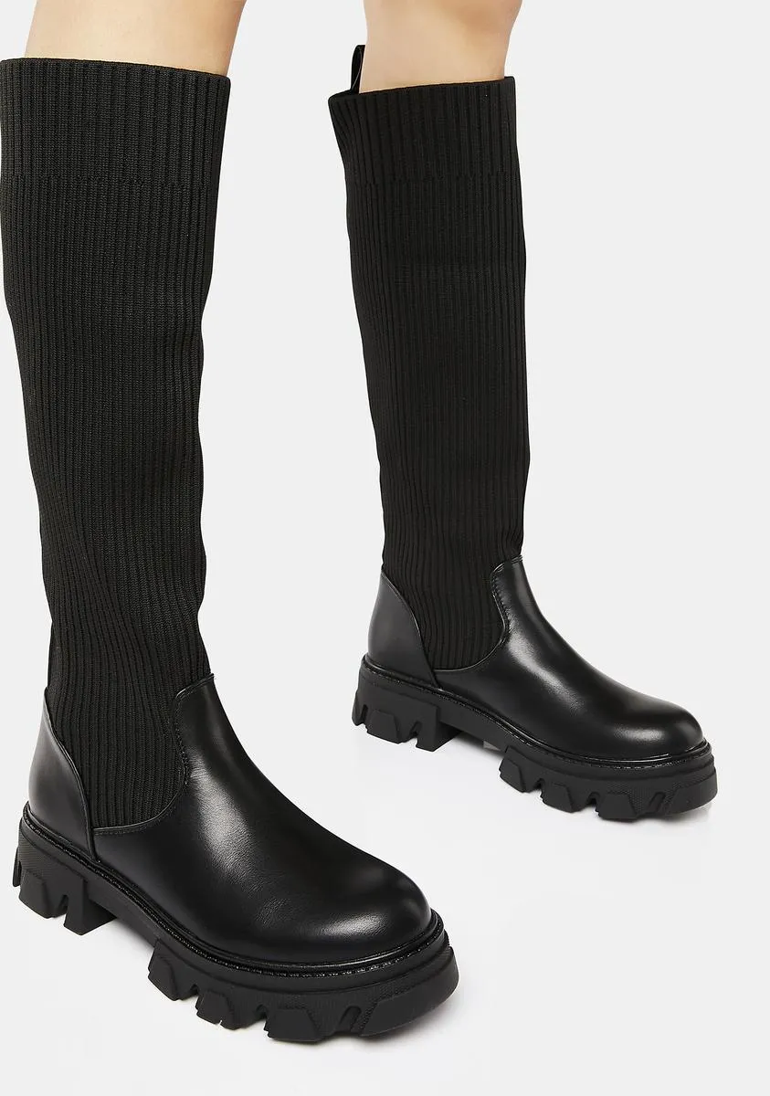 Cozy Slay Knee High Boots
