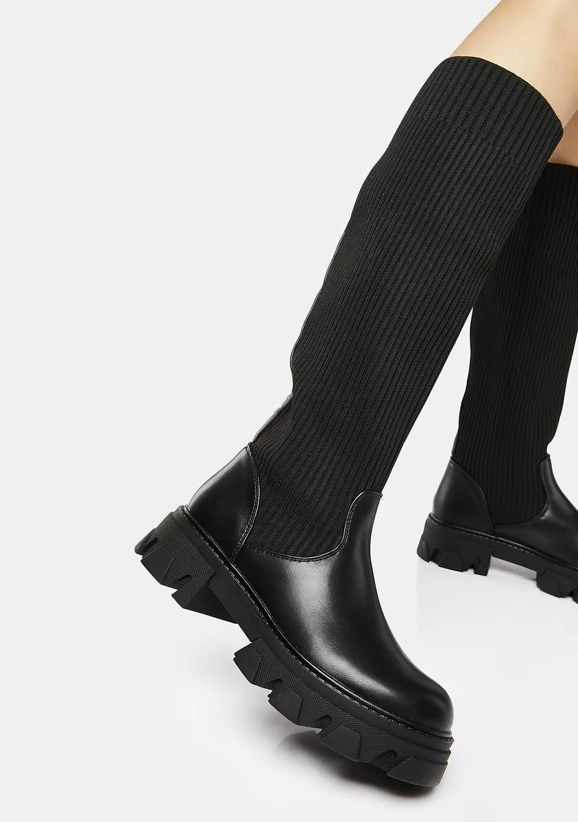 Cozy Slay Knee High Boots