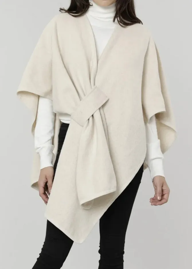 Cream Knit Wrap