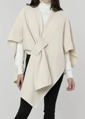 Cream Knit Wrap
