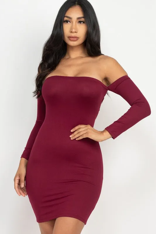 Criss-Cross Open Back Bodycon Dress
