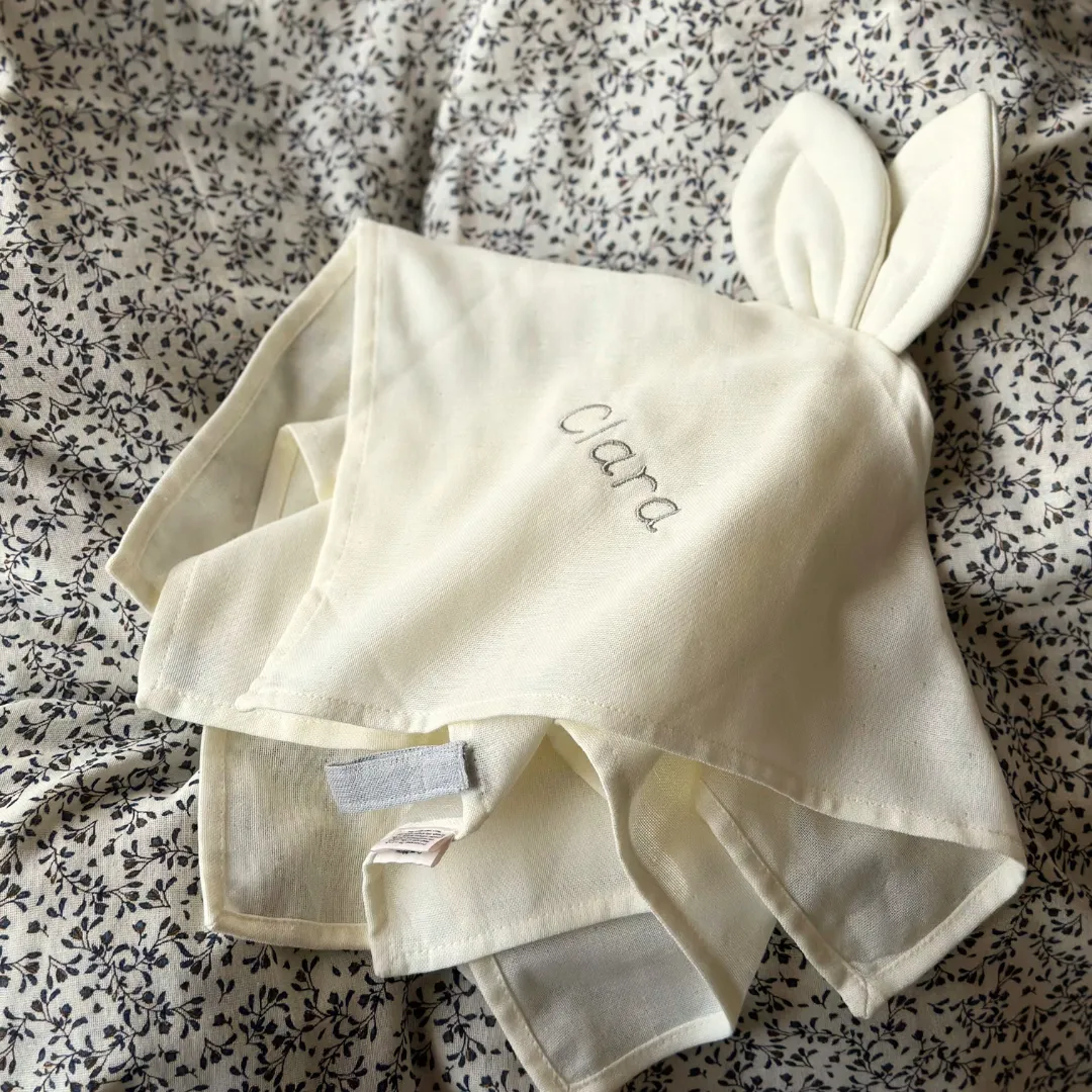 Cuddle Cloth - Snoppa - Cream - With Embroidered Name