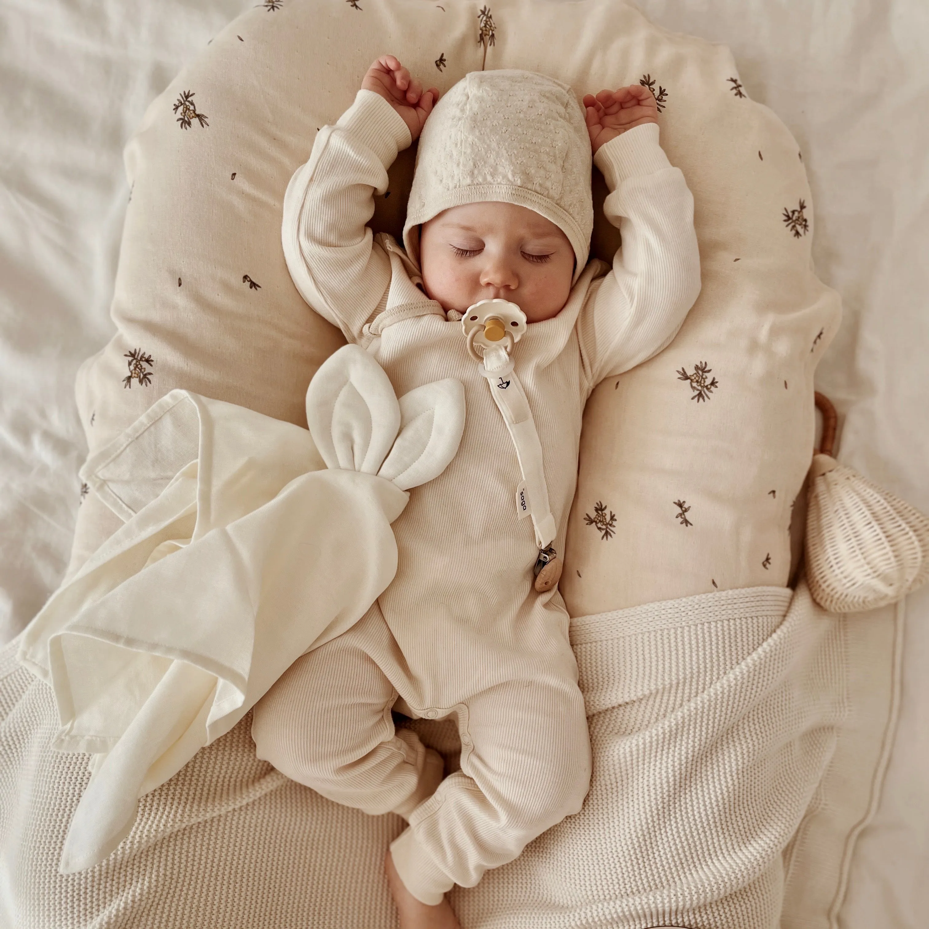 Cuddle Cloth - Snoppa - Cream - With Embroidered Name