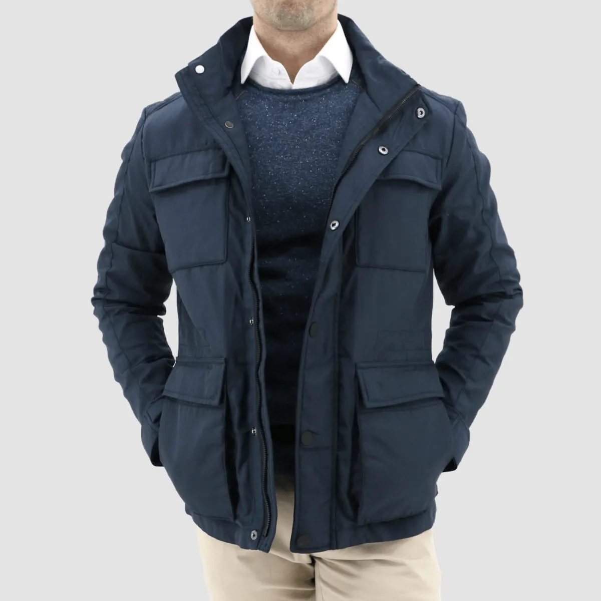 Daniel Hechter shark winter parker in navy