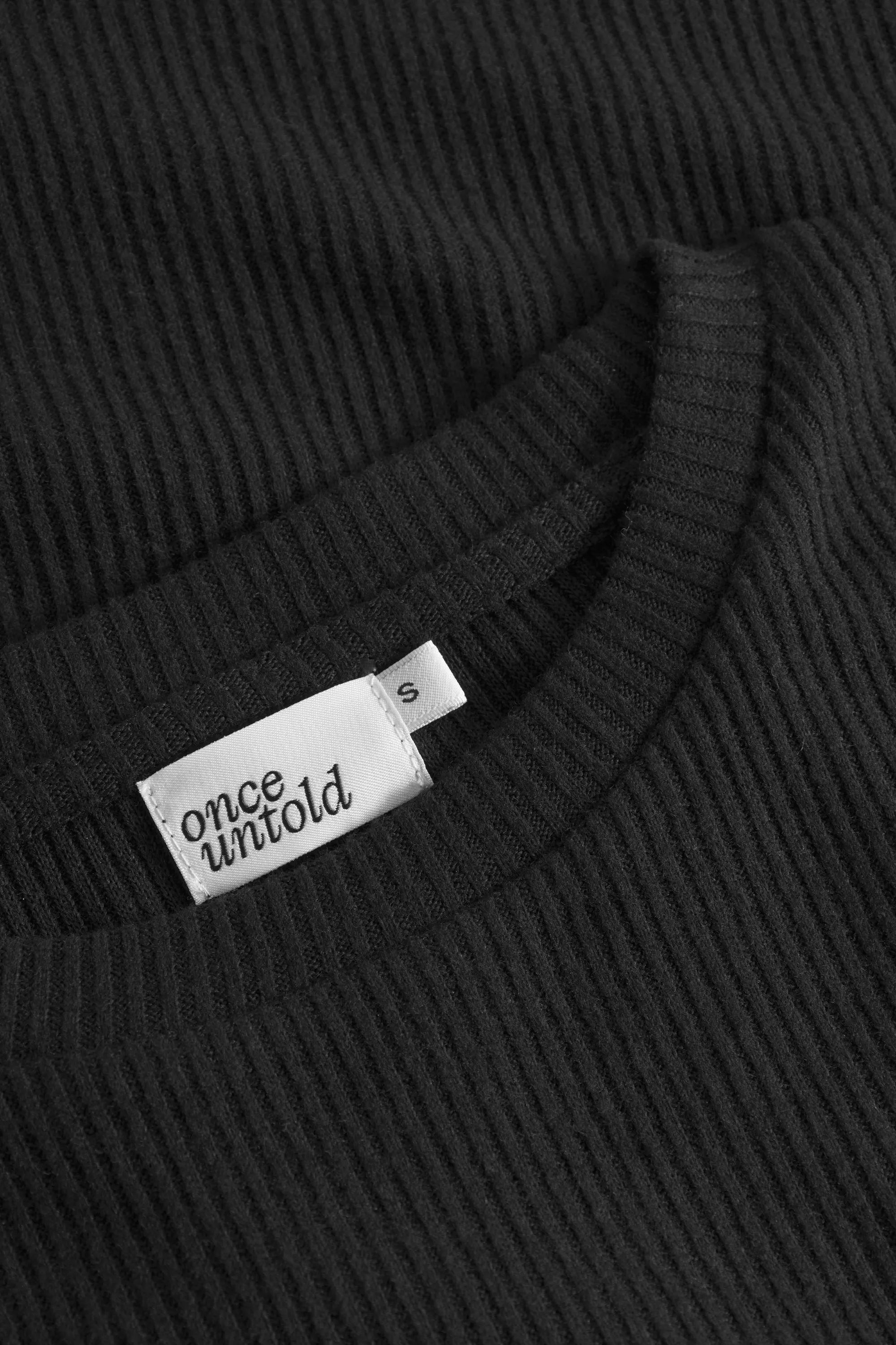 Daniela Rib Top - Black