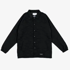 Diamond DMND Quilted Coaches Jacket Black