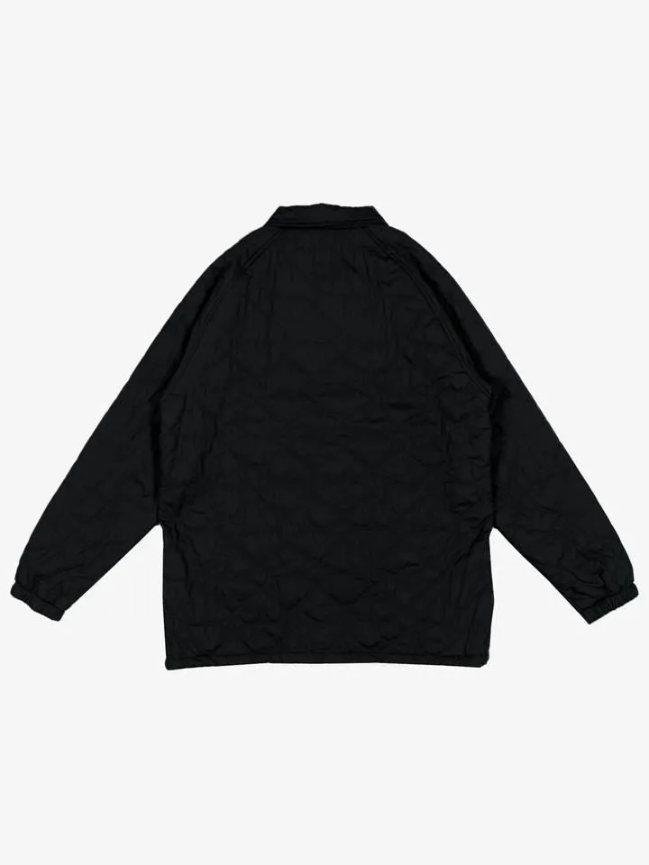 Diamond DMND Quilted Coaches Jacket Black