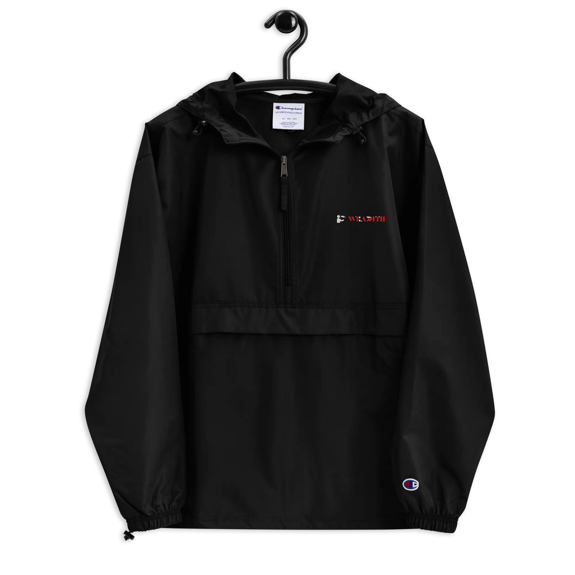 Embroidered Champion Packable Jacket