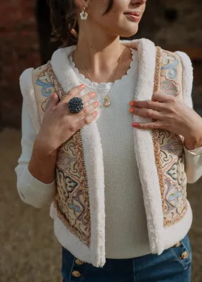 Embroidered Gilet