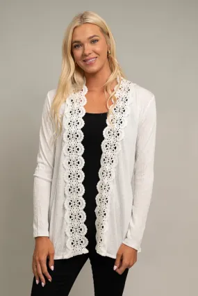 Evelyn Scalloped Cardigan