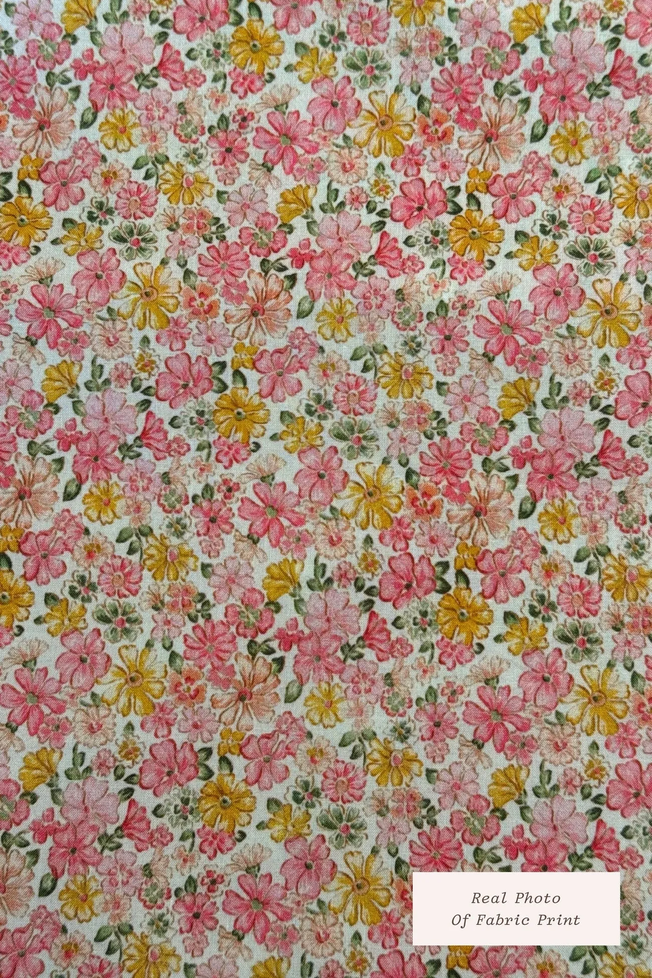 Frankie Dress - Pink Lemon Ditsy
