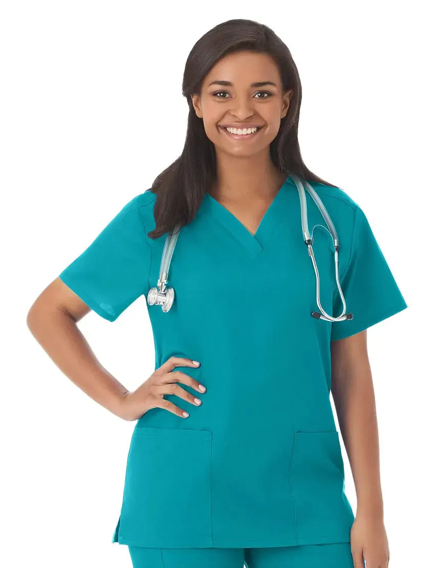 Fundamentals Women's Two Pocket V-Neck Top