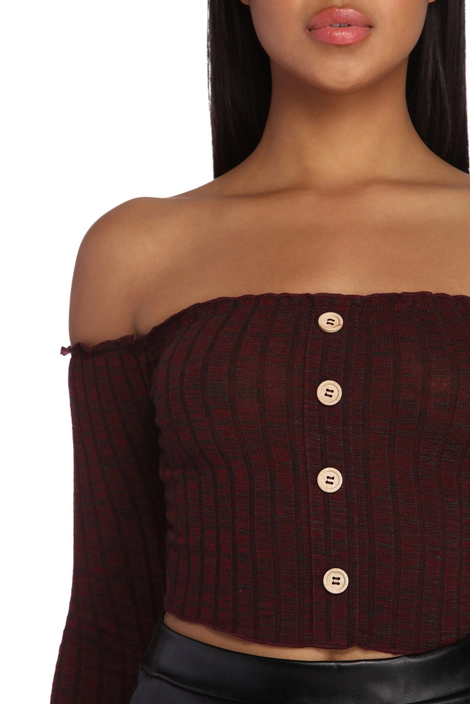 Get Stylish With Knit Crop Top