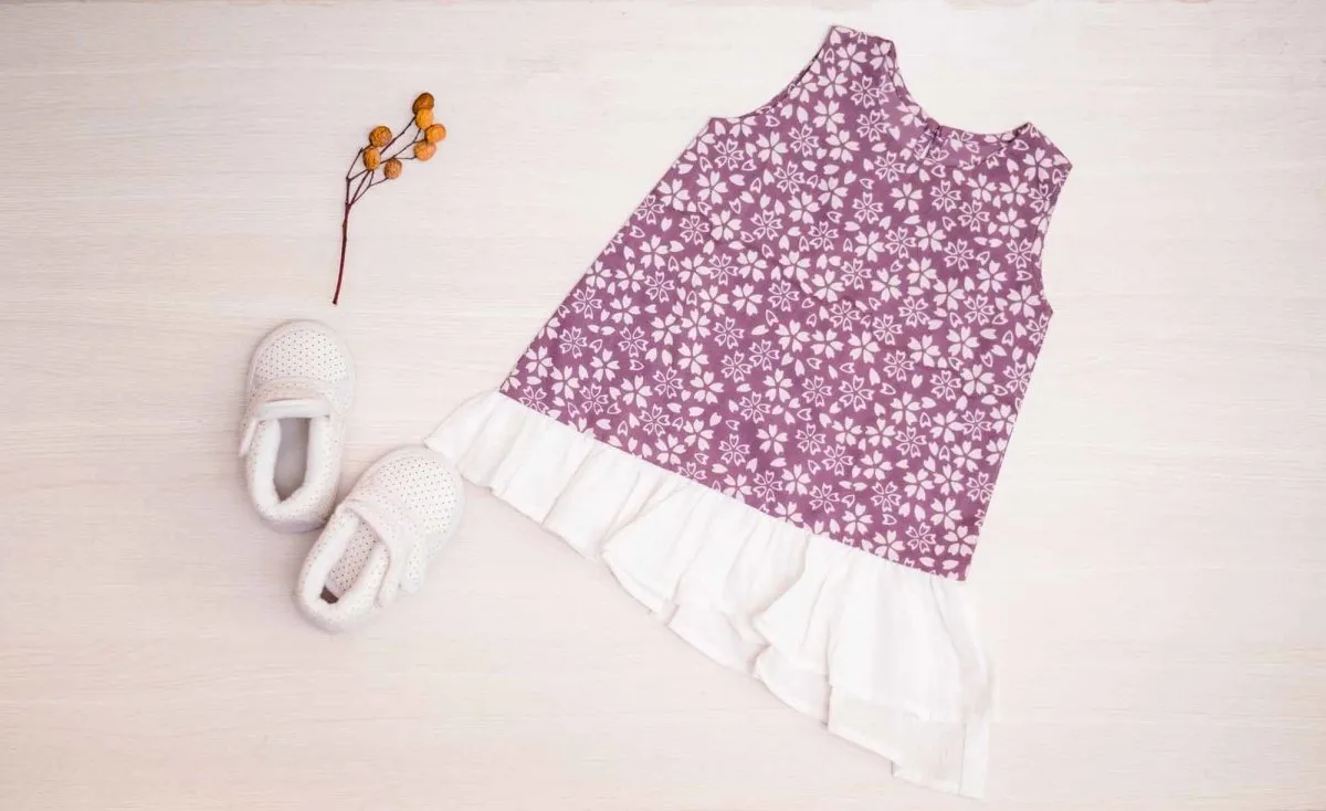 Girls Voila Dress - Berry Purple