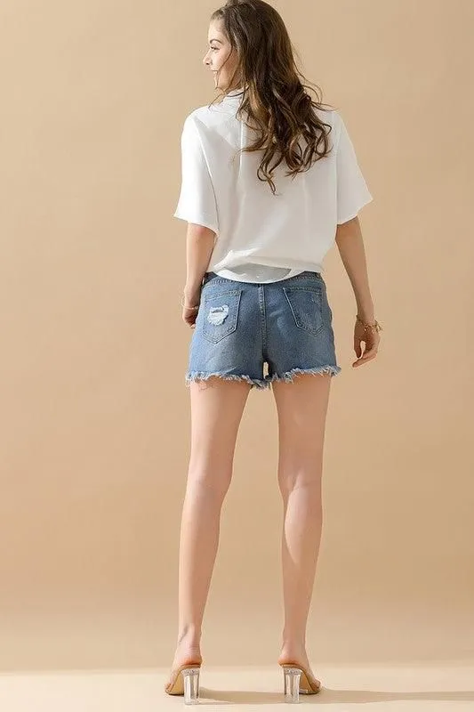GLOSSY SHORT SLEEVE SHIRT