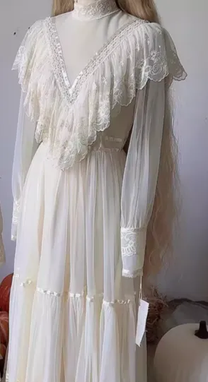 Gunne Sax Remake Bridal Dress