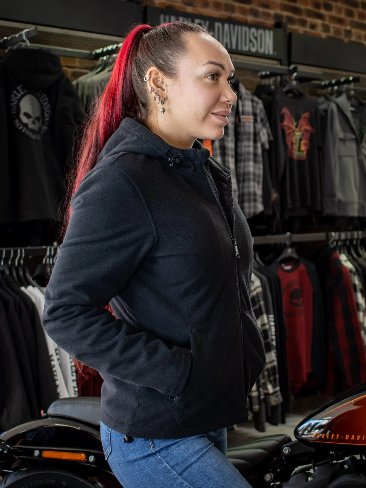 Harley-Davidson® Women's Cross Roads II Waterproof Fleece Jacket 98120-21EW