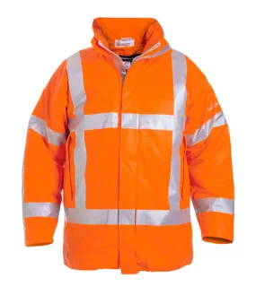 Hydrowear Norfolk Multi Fire Hi-Vis Retardant Anti-Static Waterproof Lined Parka Jacket - {ALL COLOURS / SIZES}