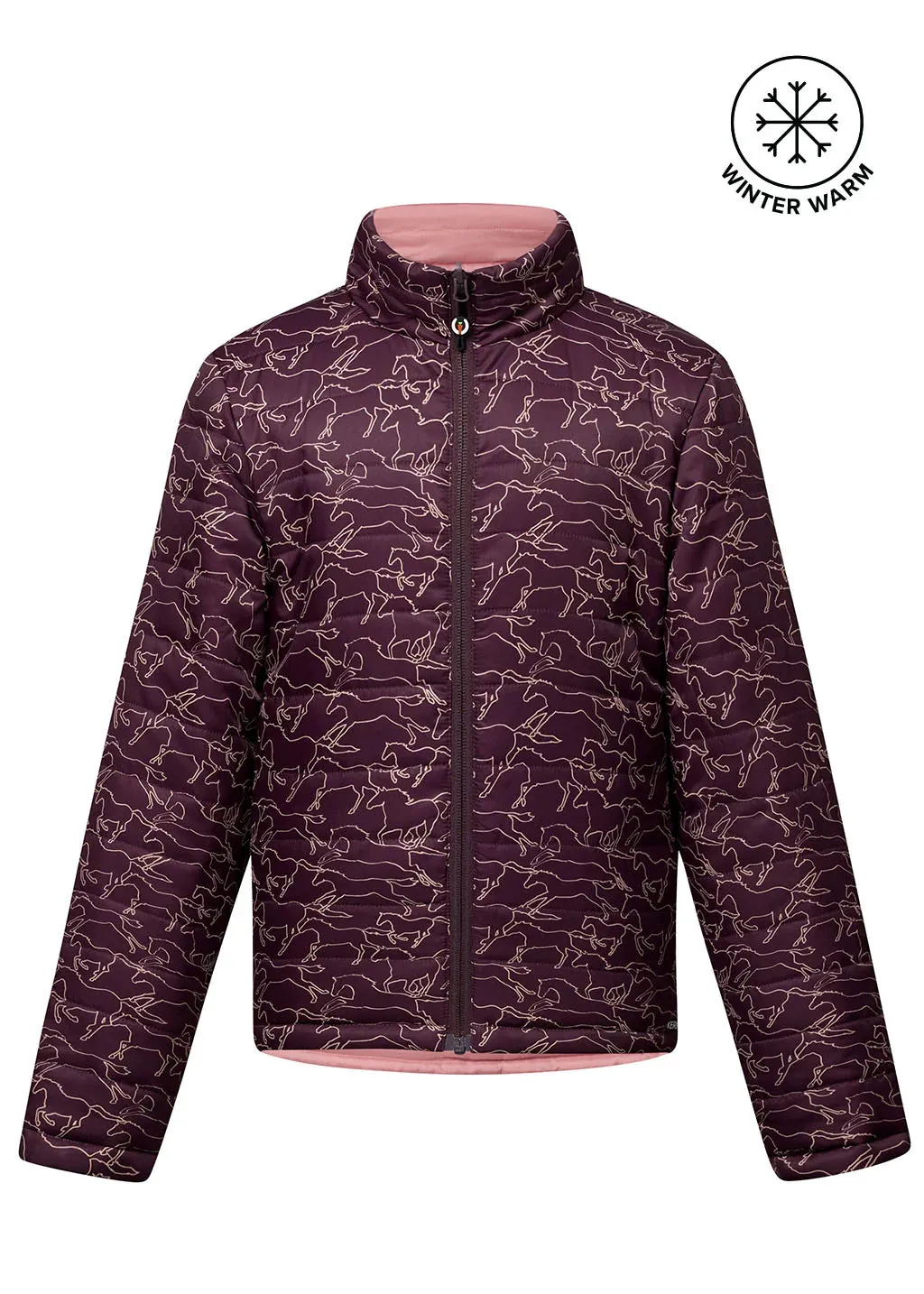 Kerrits Kids Round Up Reversible Quilted Riding Jacket
