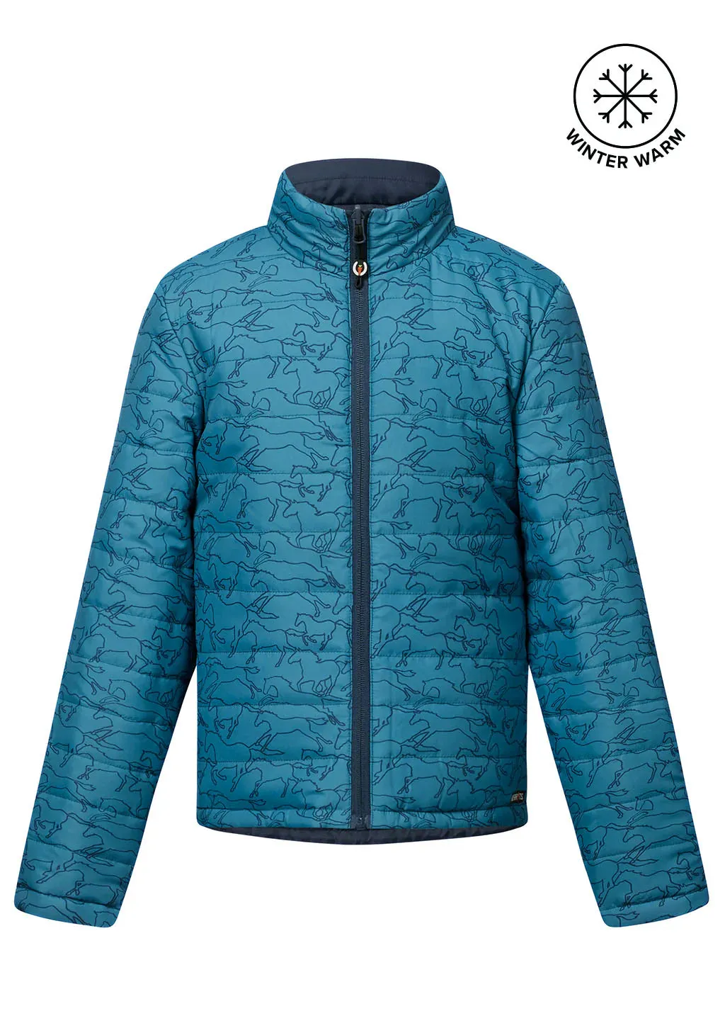 Kerrits Kids Round Up Reversible Quilted Riding Jacket