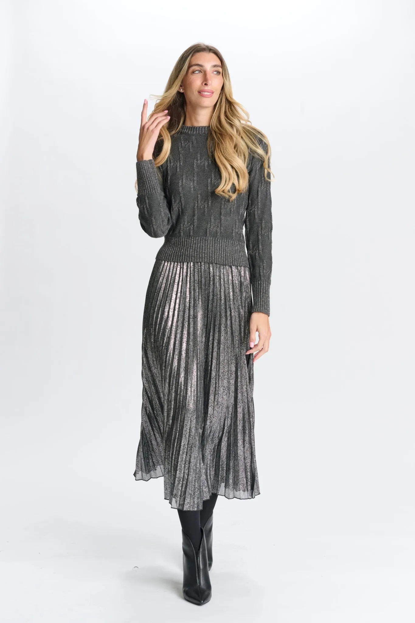 LUREX KNIT TOP