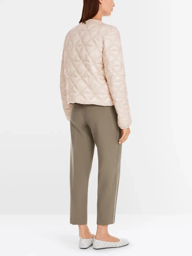 MARCCAIN CREAM QUILTED SHORT JACKET YC1206 W37 125