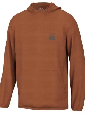 Men’s Huk’d Up Performance Fleece Hoodie - Baked Clay Heather