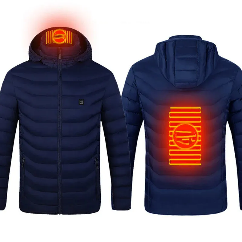 Men’s USB Heated Jacket – Electric Winter Coat