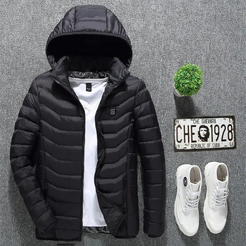 Men’s USB Heated Jacket – Electric Winter Coat