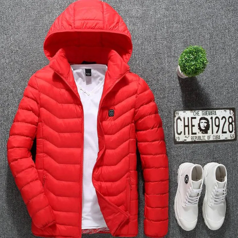Men’s USB Heated Jacket – Electric Winter Coat