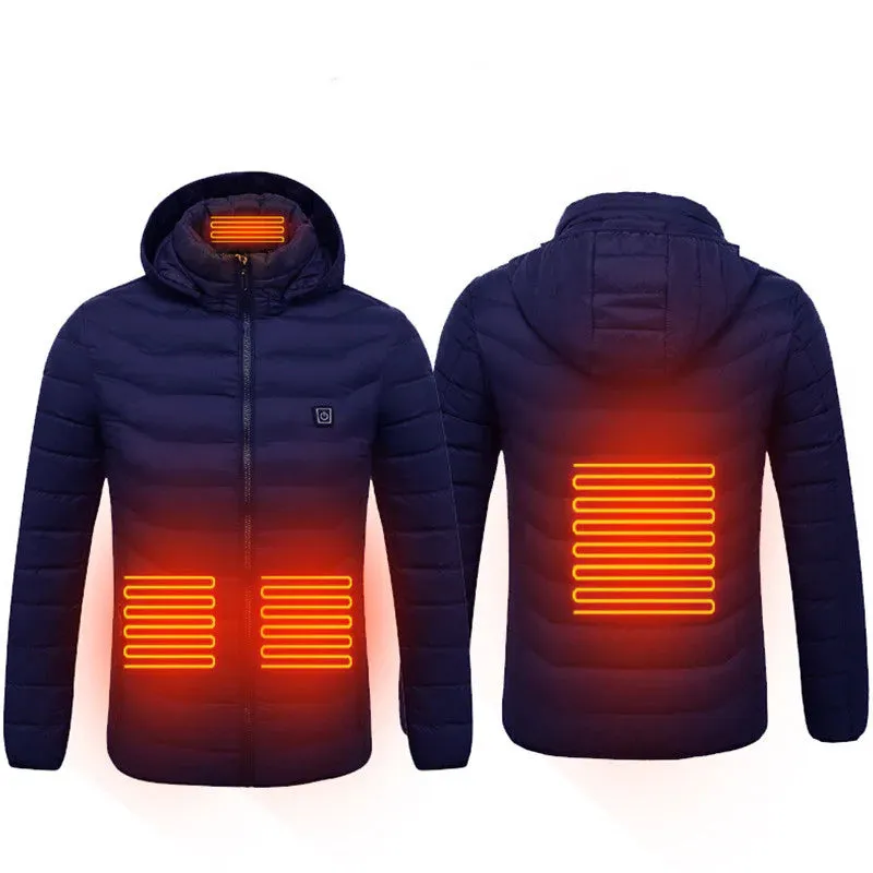 Men’s USB Heated Jacket – Electric Winter Coat