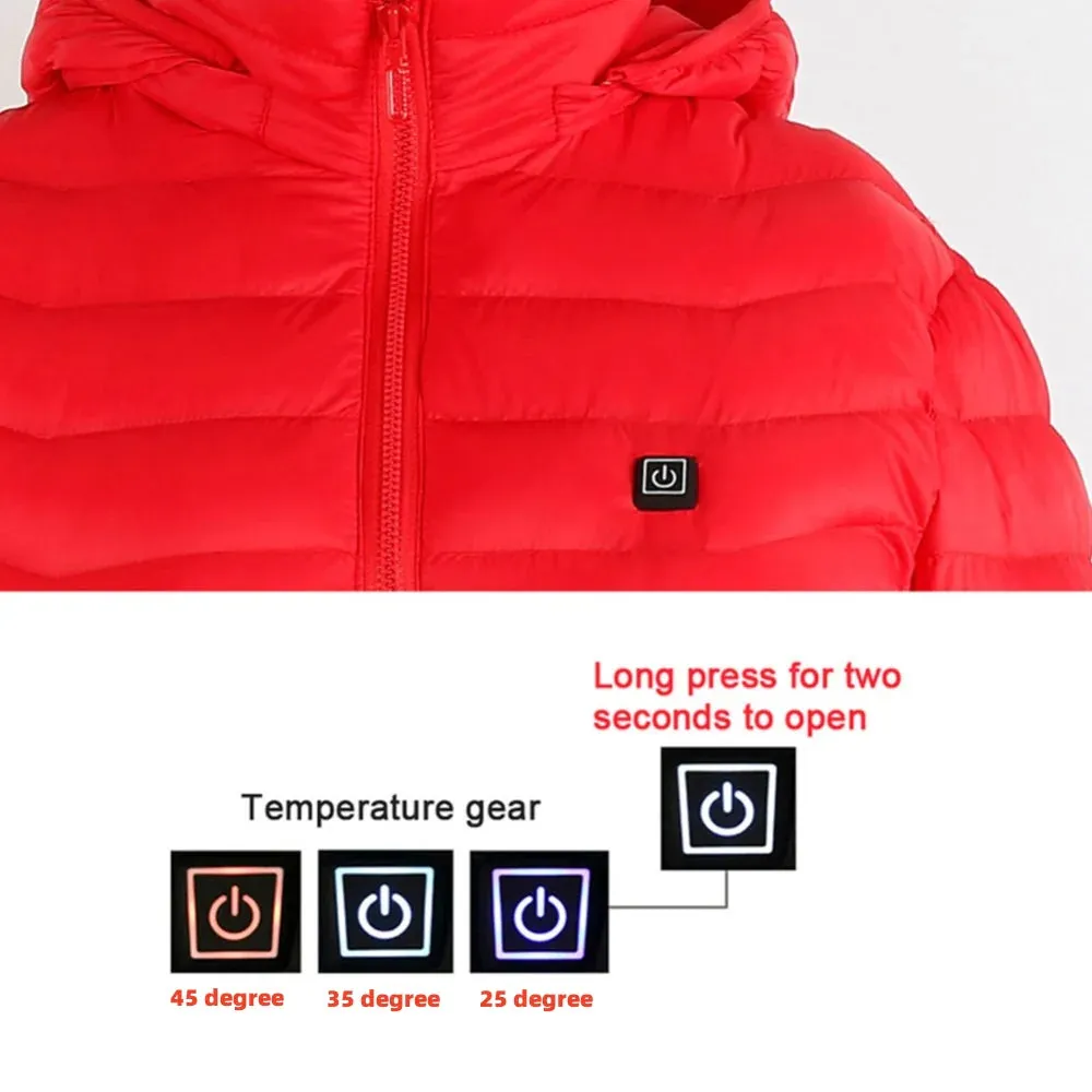 Men’s USB Heated Jacket – Electric Winter Coat